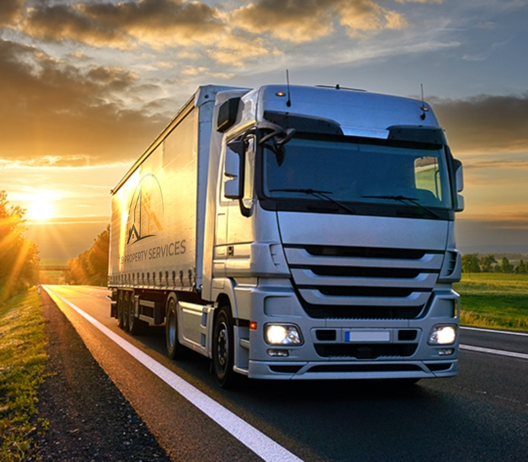Our logistic vehicle on the roads